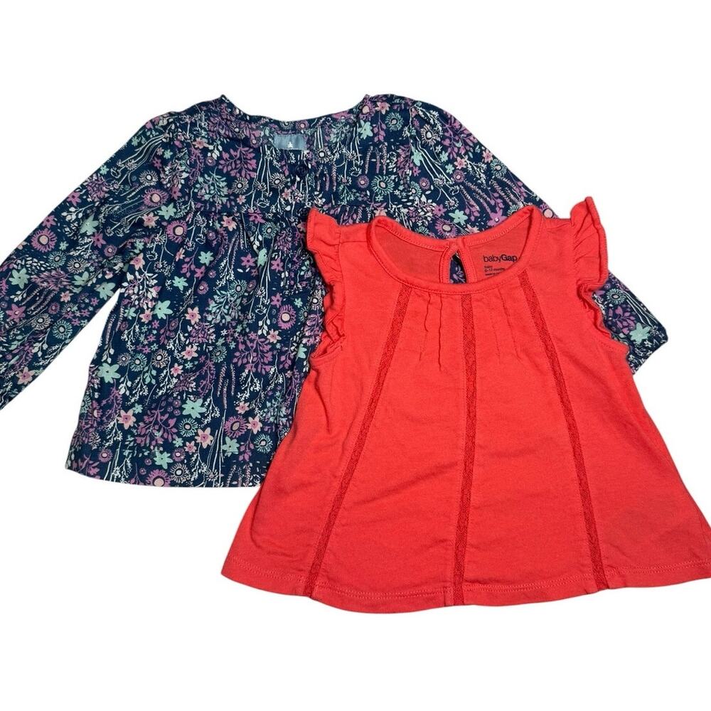 Baby Gap Bundle Blouse Purple Girls 6-12 Months